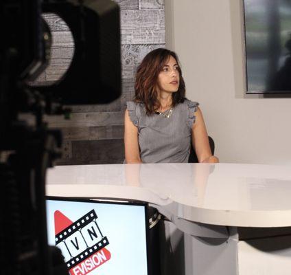 Being interviewed by one of the hosts on RVN TV regarding sex, love and relationships.