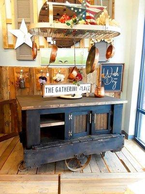 One of a kind CUSTOM Kitchen Islands