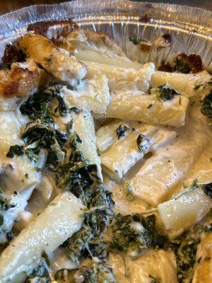 Chicken Florentine.... With ranch dressing?!