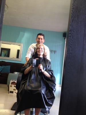 Owner Juan and his work