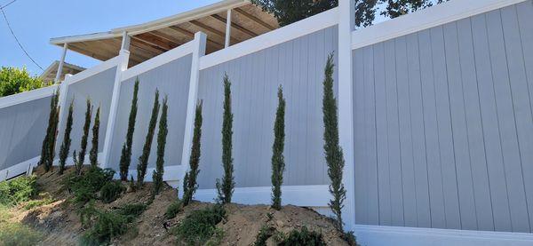 Vinyl Privacy Fencing