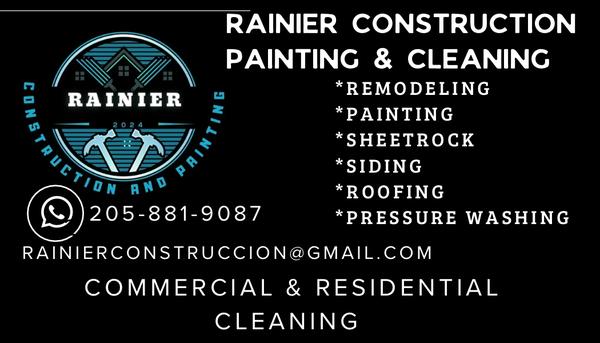 Rainier Construction Painting & Cleaning