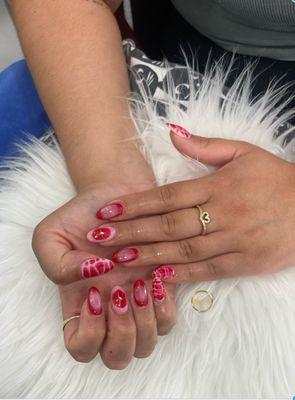 Nails by Ms Kim at Onyx Nails in National City. Call us at 858-999-9979 to schedule your appointment. Walk-in welcome!