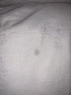 Stain on sheets
