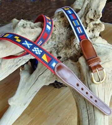 This is the kind of belt my husband bought to replace an old one. At least he didn't get lobster pants! ;-))