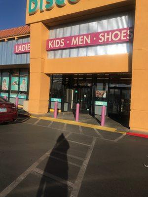 The front of the store