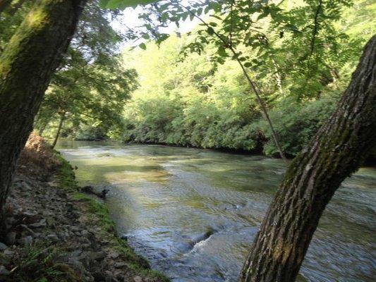 Enjoy the beauty of the North Carolina Mountains, with clear streams and long range mountain views of Murphy NC.