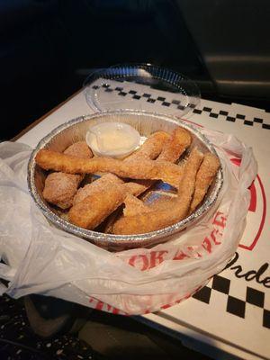 Their fried dough strips.lol.