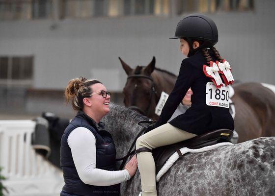Congratulating my student after an amazing crossrail trip!