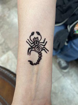 Scorpion - idea from a photo of a tattoo.