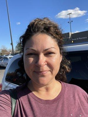 My glowing face post facial!