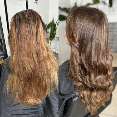 Overall color change and extensions