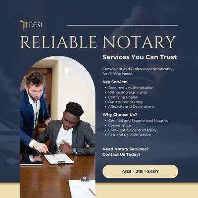 Your Reliable Notary!