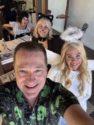 The Right Hair Salon Team Halloween 2025