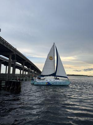 View from the sea blaster