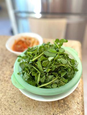 Watercress salad :)