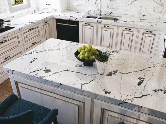 Calacatta Black Quartz