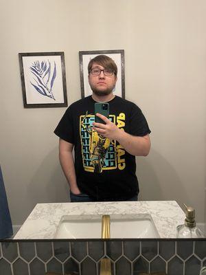 Don't mind the mug shot smile .