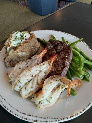 Saturday night steak & shrimp special