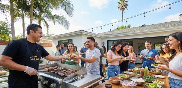 The Traditional Taco Man in Los Angeles