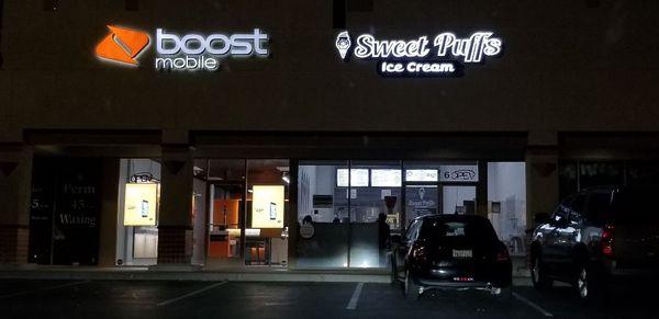 Located next to sweetpuffs