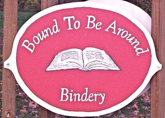 This is the sign which you'll find where the driveway meets the road.