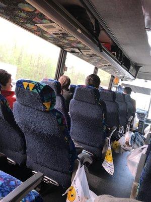 Bus driver is so slow. Has been riding the brakes the entire morning.