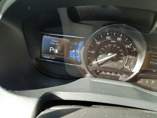 They're okay with us driving a vehicle that needs service and could potentially break down.