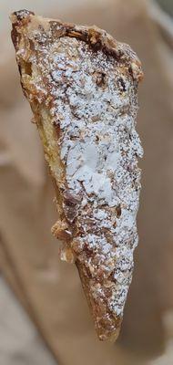So good! Custard filled almond pastry