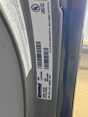 Kenmore elite smartheat dryer model number
