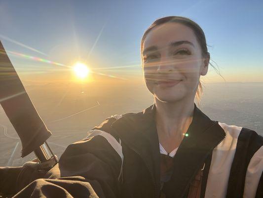 A little selfie view