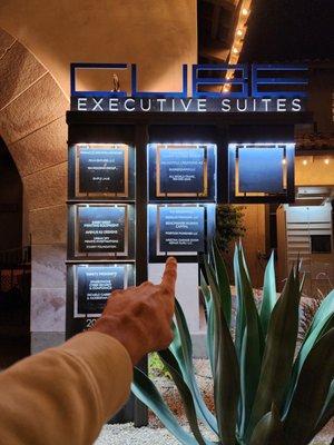 Signage for my customers & competitors to clearly see I am here.