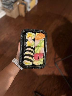 Futo Maki + Rainbow Roll