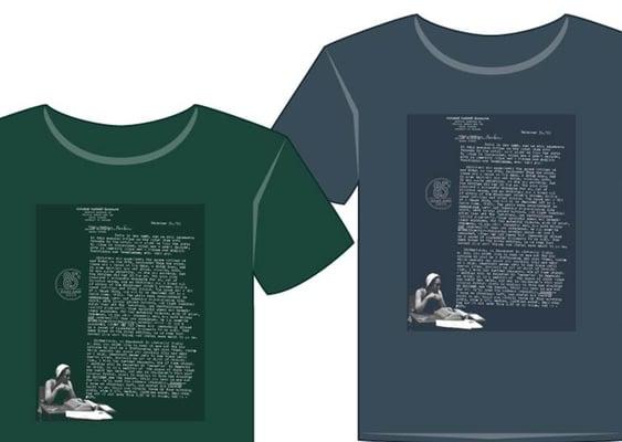 This is just a mockup. The real shirts were perfect!