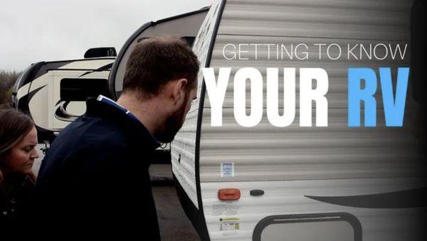 We offer hands on training on how to care for your RV
