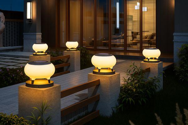 Solar Lighting. Sustainable Contemporary Elegance
