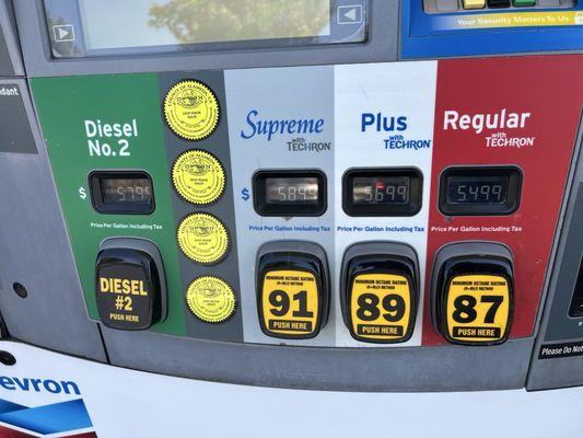 7/16/25 FYI. Today's gas prices.