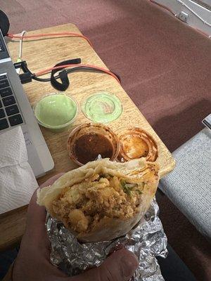 Chorizo egg Chorizo Breakfast Burrito