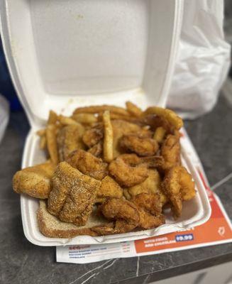 #2 Combo shrimp instead of wings