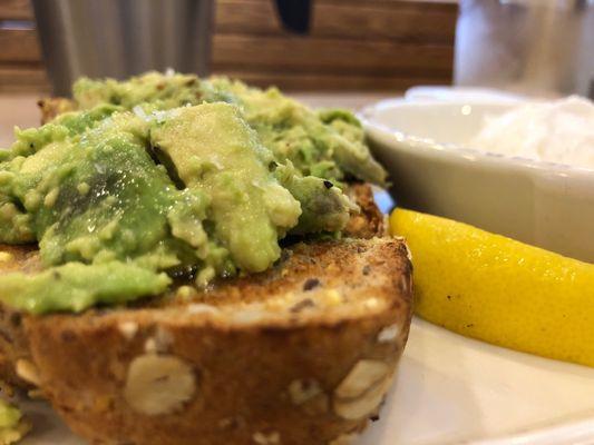 Avo Toast. Had the eggs poached