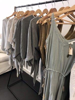 Some organic clothing