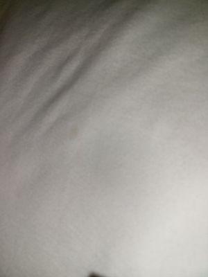 Stains still visible!