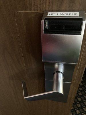 One of the many broken locks.