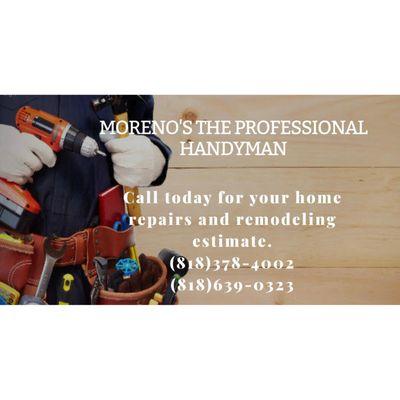 Moreno's Professional Handyman Repairs