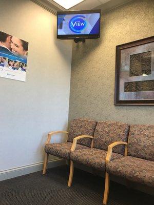 Waiting room area.