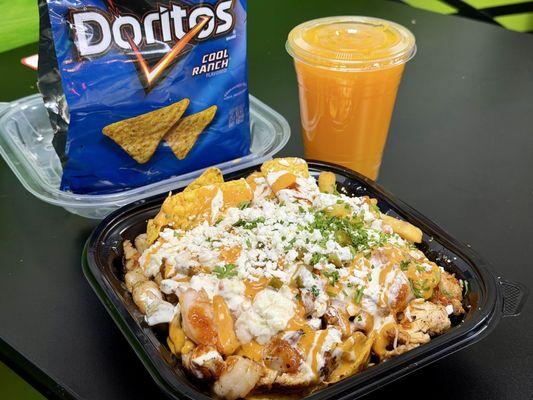 Shrimp & Chicken Walking Taco @ColumbusFoodDude