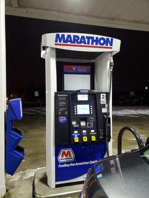 Marathon gas pump