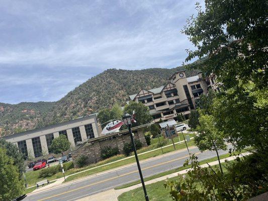 View from the front of hospital helicopter cool