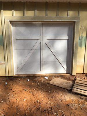 As you can see the top panel is missing because it was supposed to have windows.  It's been weeks and I still don't have my correct doors.