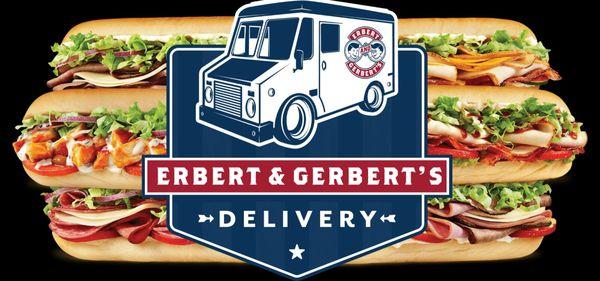 We Deliver call 825-8770 or use Online Ordering at erbertandgerberts.com
